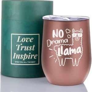 Llama 12oz Wine Tumbler